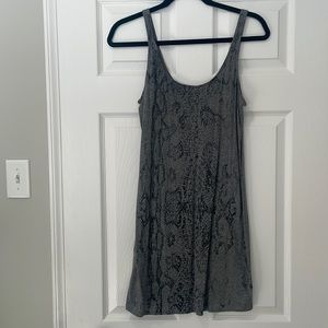 Express Tank Top Dress Snake Print